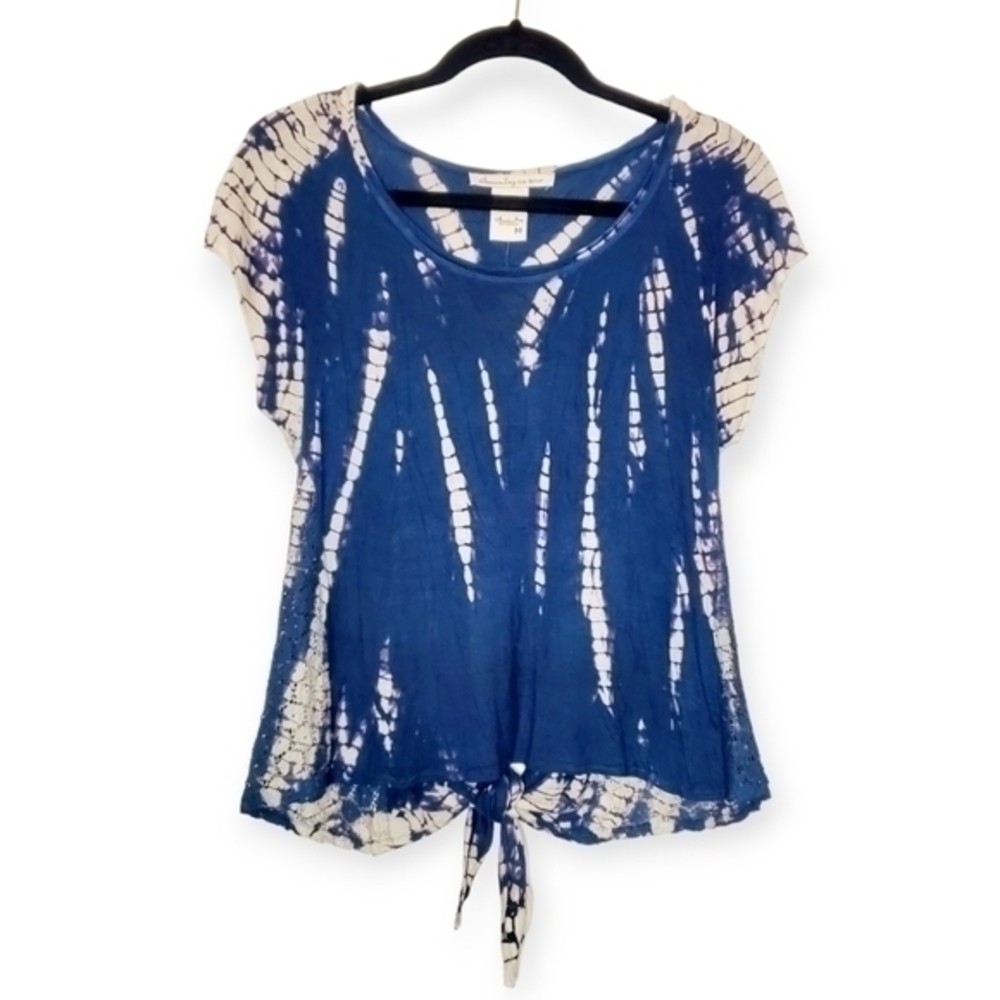 NWT American Rag Tie Dye Open Back Cropped Top